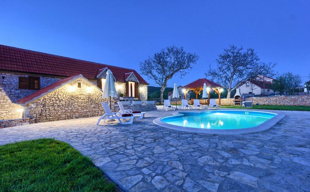 Dalmatia Stone House - Heated Pool Guest House Biorine Eksteriør bilde